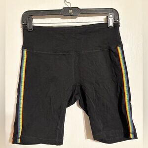 Target pride rainbow cotton spandex biker shorts Small